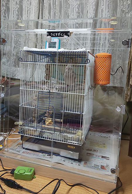 インコヒーター 鳥かご用ヒーター - 保温電球・保温用品